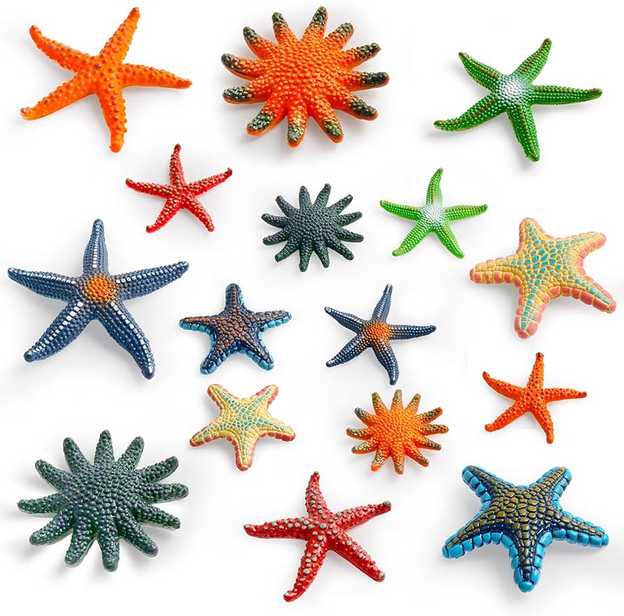 Amazon.co.jp: Aydinids 16個 ダイビング ヒトデ カラフル ヒトデ